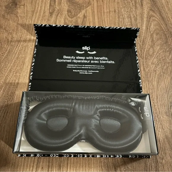 NWT Slip Black Contour Silk Sleep Mask - Picture 2 of 2
